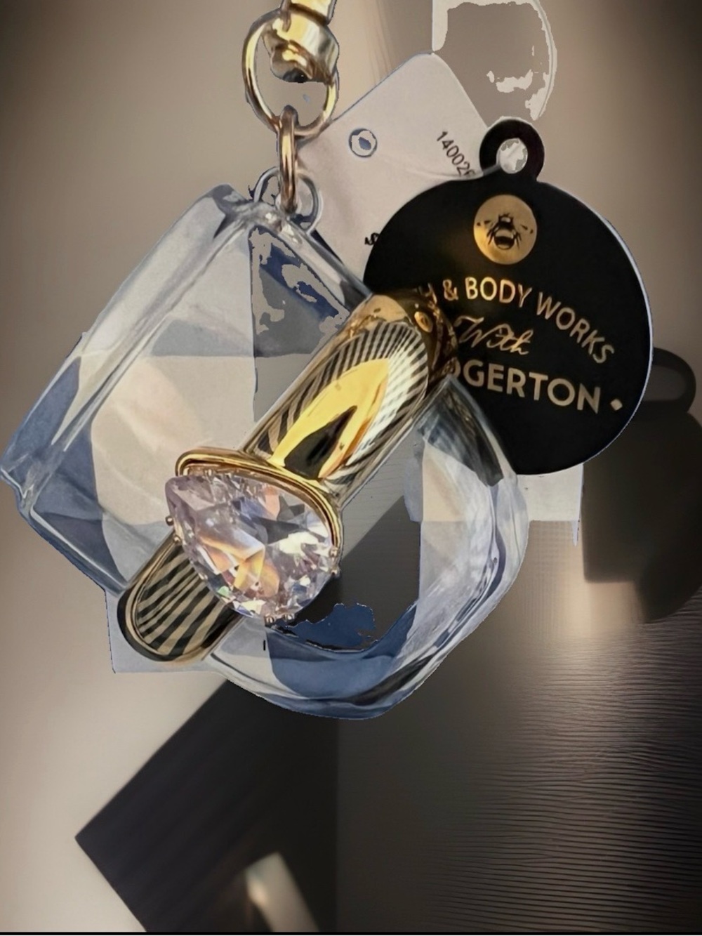 Bath Body Works Bridgerton Gold Diamond Ring Hand Sanitizer Pocketbac Holder New